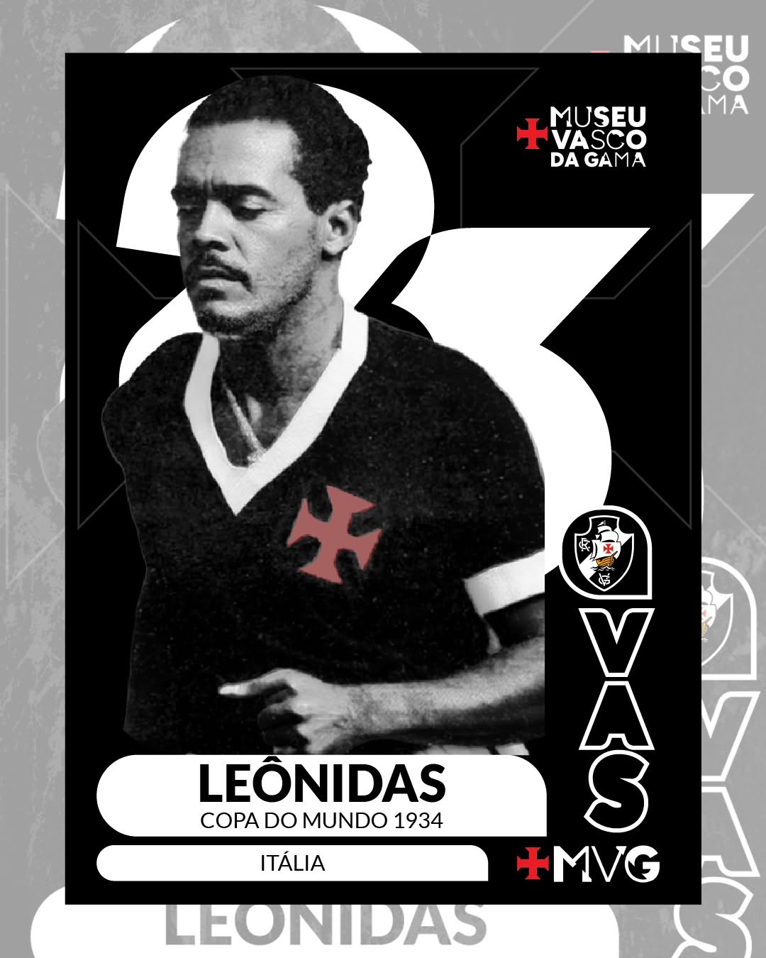 Veja figurinhas de Tinoco, Leônidas, Jahu e Niginho, convocados do Vasco para as Copas de 1934 e 1938