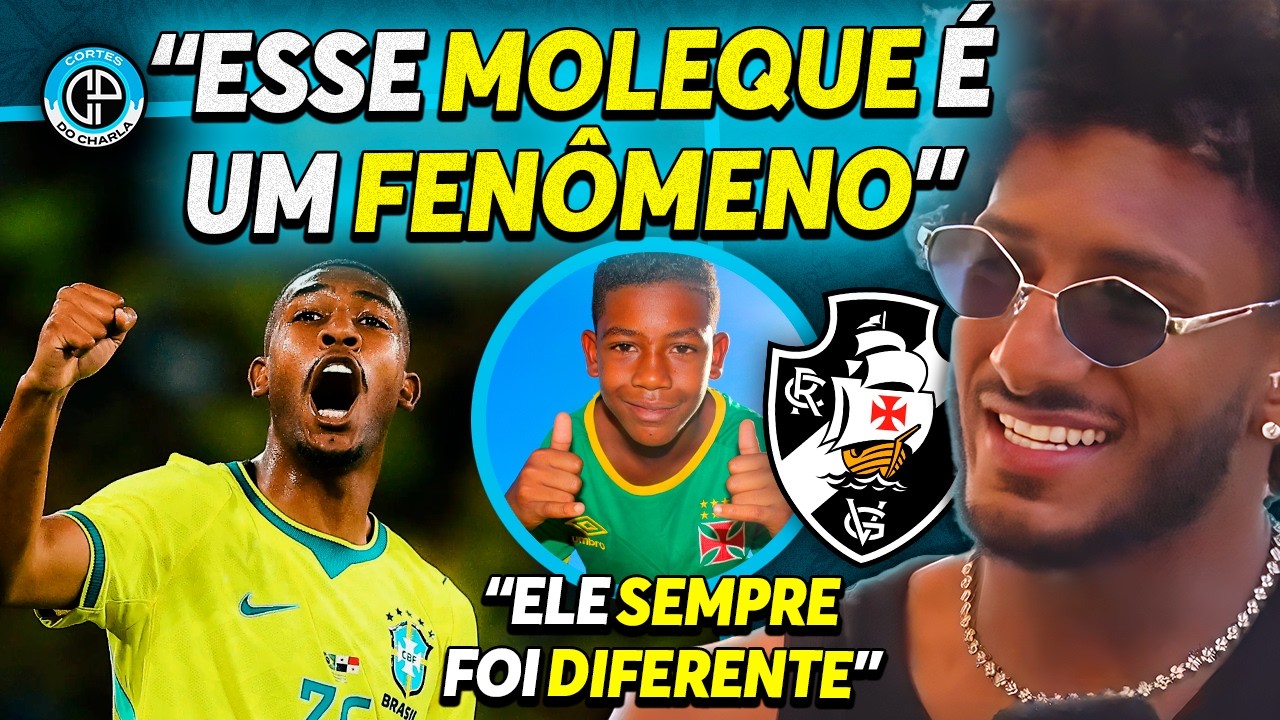 Talles Magno fala sobre o surgimento de Rayan na base do Vasco; veja vídeo