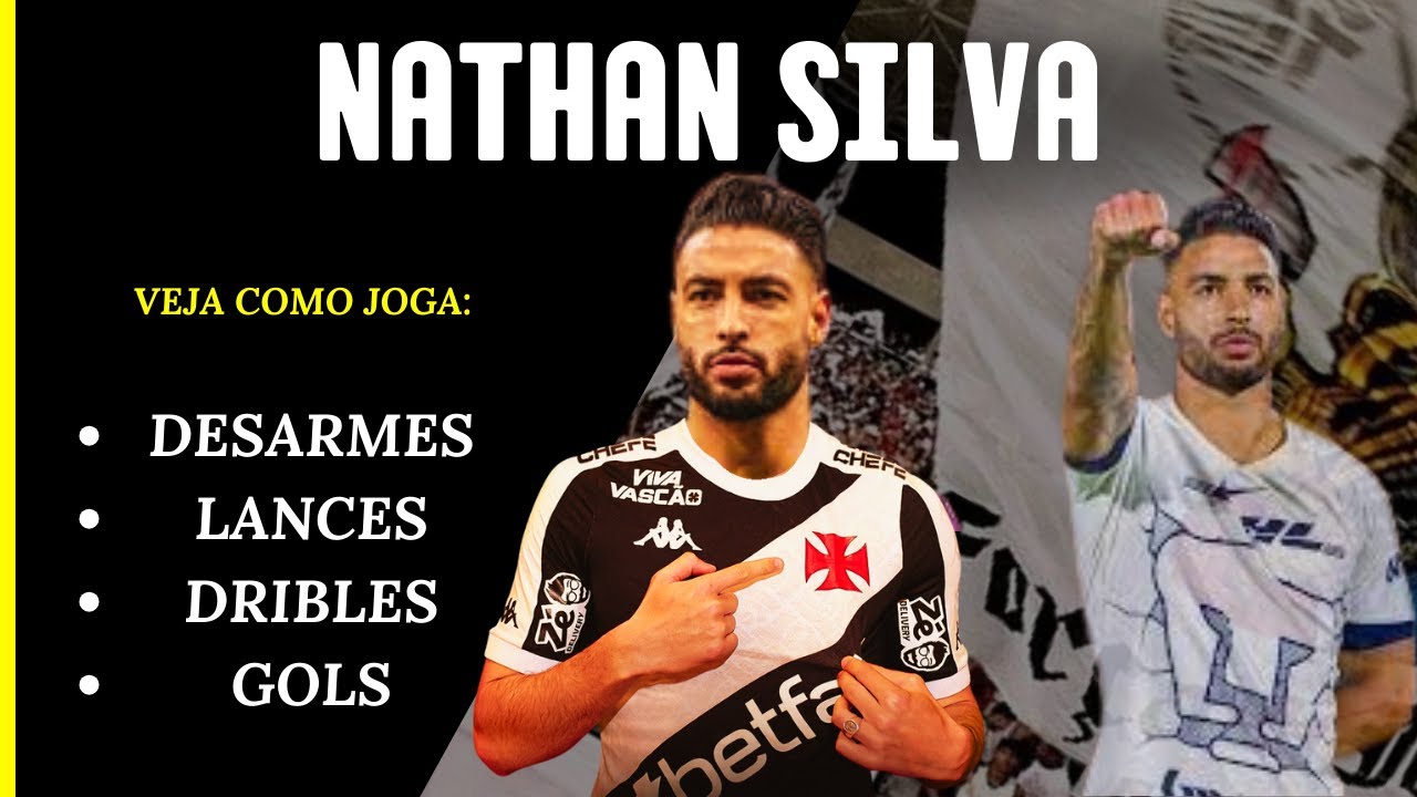 Veja lances e gols do zagueiro Nathan Silva, alvo do Vasco